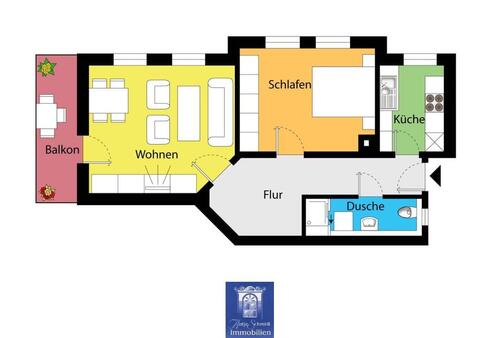 Foto - 2 Zimmer Etagenwohnung zur Miete in Freital