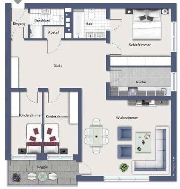 Foto - Kernsanierte 4 Zimmer Wohnung in Erkrath- Unterfeldhaus zu vermi
