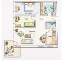 3-Zimmer-Küche-Bad mit Balkon, 92421 SAD - Schwandorf