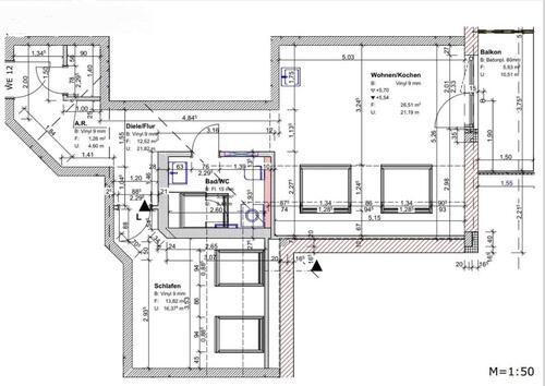 Foto - 2 Zimmer Dachgeschoßwohnung zur Miete in Taufkirchen