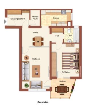 Foto - Etagenwohnung in Hanau zur Miete