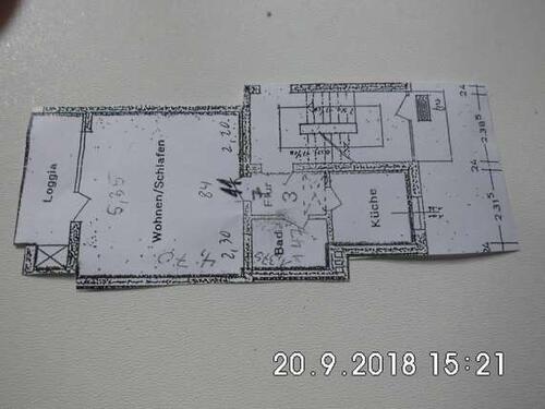 Foto - Vollständig renovierte 1-Zimmer-Wohnung mit Balkon und EBK