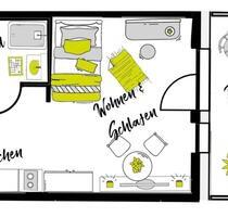 Möblierte Wohnung; Typ: Komfort-L im Urban.In - Nur für Studenten - Ingolstadt Nordost Möblierte Wohnung; Typ: Komfort-L im Urban.In - Nur für Studenten - Ingolstadt Nordost