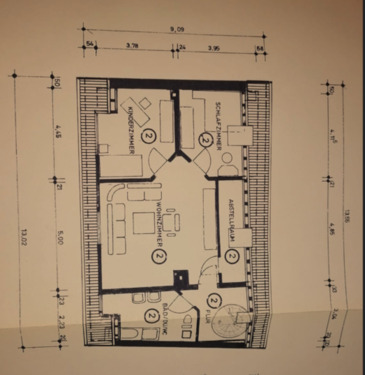 Foto - Maisonettenwohnung in Wallerfangen zur Miete