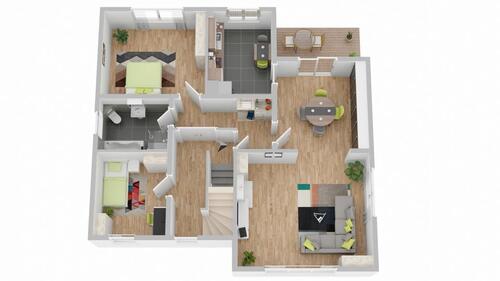 Foto - 3.5 Zimmer Etagenwohnung zur Miete in Riegelsberg