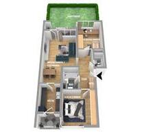 Kernsanierte – helle 3-Raum-EG-Wohnung mit Garten & TG - Chemnitz Grüna