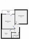 Foto - 2-Zimmer-Wohnung zu vermieten - 560,00 EUR Kaltmiete,