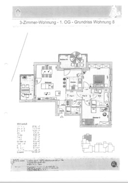 Foto - Gemütliche 3-Zimmer-Wohnung mit zwei Balkonen in Trier