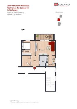 Foto - Etagenwohnung in Wolfsburg zur Miete