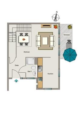 Foto - 2 Zimmer Etagenwohnung zur Miete in Essen