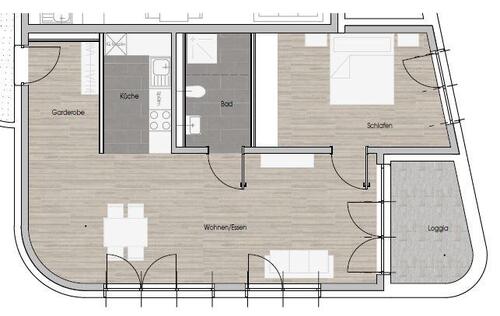 Foto - Etagenwohnung in Weinstadt