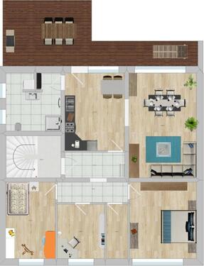 Foto - Erstbezug nach Kernsanierung, 4 Zi-Wohnung, Erkelenz-Gerderath