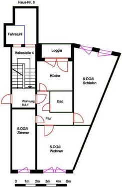 Foto - Etagenwohnung in Nordhausen zur Miete
