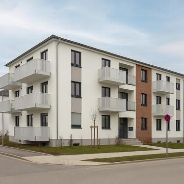 Foto - Hochwertige 2 Zimmer Wohnung mit Balkon und Einbauküche in Poing – zentral und modern möbliert