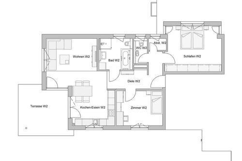 Foto - 3 Zimmer Etagenwohnung zur Miete in Emmendingen