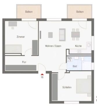 Foto - Etagenwohnung in Mössingen zur Miete