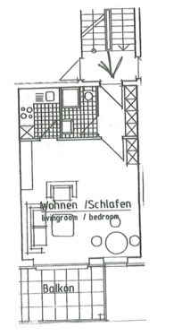 Foto - 1 Zimmer Etagenwohnung in Hamburg