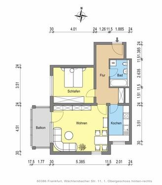 Foto - Etagenwohnung zur Miete in Frankfurt am Main