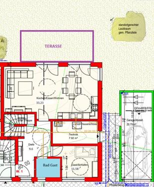 Foto - 6 Zimmer Erdgeschoßwohnung in Aalen