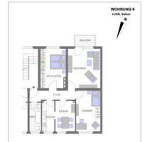 Helle 4-Zimmer-Wohnung mit Balkon in bester Lage – Mannheim