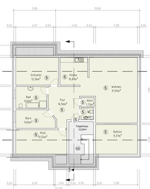 Foto - Dachgeschosswohnung - 1.350,00 EUR Kaltmiete,