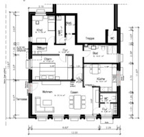 Erdgeschosswohnung 115qm in Borken-Burlo ab 01.04.26 zu vermieten