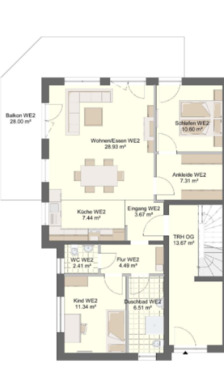 Foto - 3 Zimmer Etagenwohnung zum Kaufen in Künzell