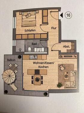 Foto - Creglingen 2 Zimmer - Wohnung - 810,00 EUR Kaltmiete,
