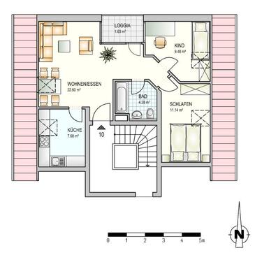 Foto - Dachgeschoßwohnung in Ulm zur Miete