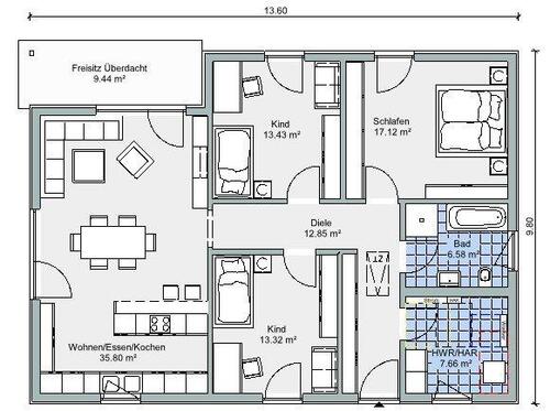 Foto - 4 Zimmer Bungalow zum Kaufen in Hammelburg