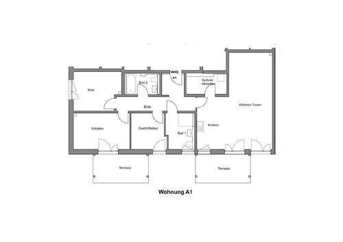 Foto - 4 Zimmer Terrassenwohnung in Sickte