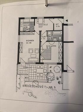 Foto - 2 Zimmer Erdgeschoßwohnung zur Miete in Bad Münder am Deister