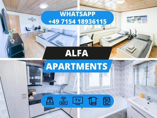 Foto - ⭐ ALFA APARTMENTS ⭐ Stuttgart Zuffenhausen Monteurwohnung Monteurzimmer Ferienwohnung 3 Zimmer 6 Betten Porsche Bosch l SmartTV WIFI 24h Check-In l 3BR 6 Beds