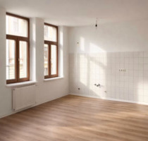 Sehr Helle 2 Zimmer Wohnung (optional mit EBK) - Halle (Saale) Damaschkestraße