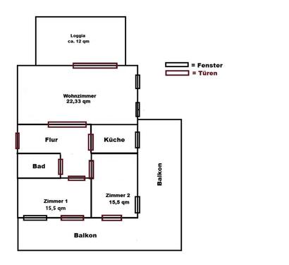 Foto - 3 Zimmer Wohnung 74qm in Buckow zur Untermiete