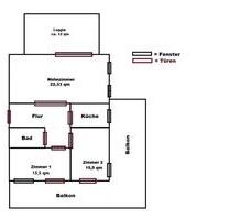 3 Zimmer Wohnung 74qm in Buckow zur Untermiete - Berlin Neukölln