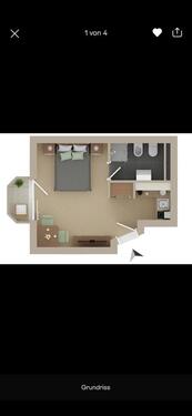 Foto - 1 Zimmerwohnung mit Balkon in Kaiserslautern