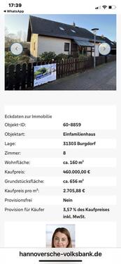 Foto - Haus zu verkaufen - 460.000,00&nbsp;EUR Kaufpreis, ca.&nbsp; 160,00&nbsp;m&sup2;