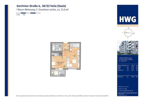Foto - Etagenwohnung in Halle (Saale)