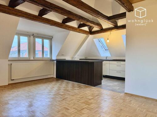 Foto - Stilvolle 2-Zimmer-Dachgeschosswohnung mit Empore im Herzen von Bad Mergentheim