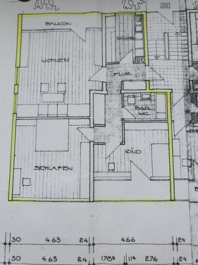 Foto - Etagenwohnung in Aschaffenburg zur Miete