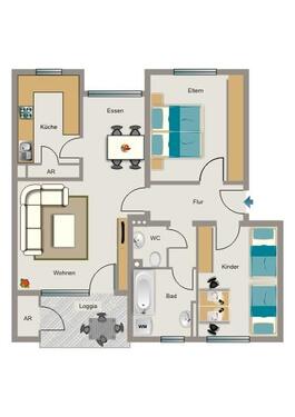 Foto - 3.5 Zimmer Etagenwohnung in Dinslaken