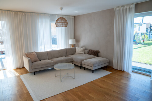 Wohnbereich - Moderne Erdgeschosswohnung mit Sauna & Garten