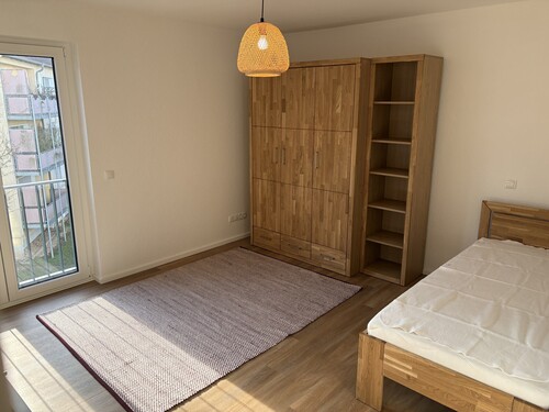Wohn- /Schlafbereich - Modernes Neubau-Apartment für Studenten