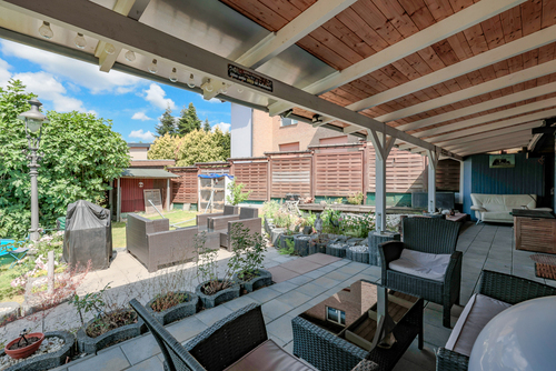Terrasse Gartenseite - 