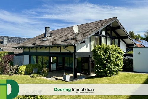Gartenansicht - Lichtdurchflutetes modernes Einfamilienhaus mit Einliegerwohnung!