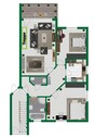 Grundriss-Skizze Obergeschoss - 