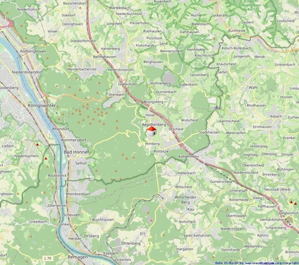 Lage makro - Büro in Bad Honnef zur Miete