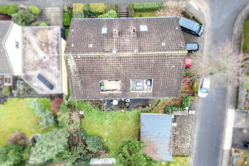 Luftbild - 14 Zimmer Mehrfamilienhaus, Wohnhaus zum Kaufen in Sankt Augustin