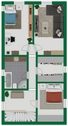Grundriss-Skizze Obergeschoss - 